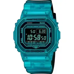 Casio G-Shock DW-B5600G-2ER - Bluetooth Digitaluhr in Grün/Schwarz - Digitaluhr mit Bluetooth®-Technologie für kabellosen Austausch, 20 ATM wasserdicht und Super-Auto LED Light für optimale Sichtbarkeit.