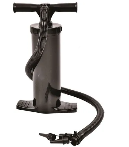 Best Sporting Doppelhubpumpe - Effiziente Standpumpe - Luftpumpen mit beidseitigem Pumpmechanismus für schnelles Aufpumpen. Inkl. 3 Düsenaufsätzen für gängige Ventile und 2x1,5L Luftvolumen. Ideal für Sportgeräte und Freizeitaktivitäten.