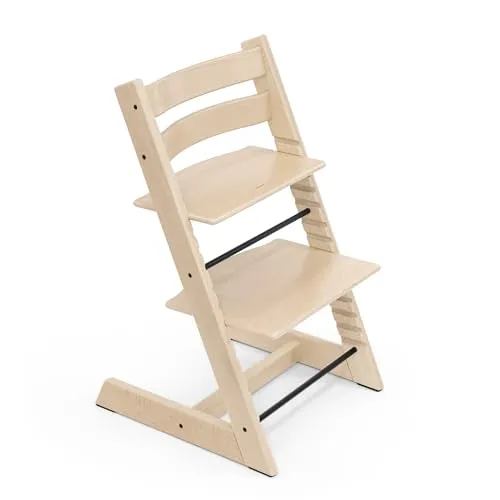 Stokke Hochstuhl TRIPP TRAPP - Verstellbarer Hochstuhl für ein Leben lang - Hochstuhl für Kinder ab der Geburt bis ins Erwachsenenalter. Ergonomisch und anpassbar, fördert die Bindung zwischen Eltern und Kind am Esstisch.