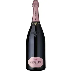 Kessler Hochgewächs Rosé Brut 1,5l - Eleganter Sekt für besondere Anlässe - Weine - KESSLER Hochgewächs Rosé, ein duftiger Brut-Schaumwein, der 20 Monate auf der Hefe reift und ideal als Aperitif oder zu raffinierten Speisen passt.