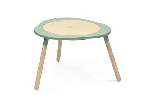 STOKKE® MuTableTM Tisch V2 Clover Green - Hochwertiger Kinderzimmermöbel-Tisch, 2-fach höhenverstellbar und ideal für kreative Aktivitäten. Fördert spielerisch die Feinmotorik und wächst mit deinem Kind mit.