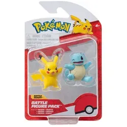 Battle Figure First Partner 2er Pack Schiggy Pikachu