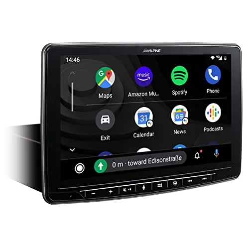 Alpine INE-F904D - 1-DIN Navigationssystem mit 9-Zoll Touchscreen, DAB+, HDMI, Apple CarPlay & Android Auto