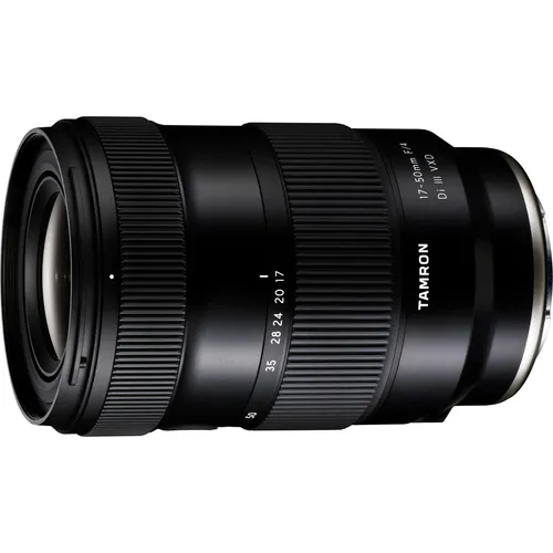 TAMRON 17-50mm F 4 Di III VXD Schwarz - Objektiv für Spiegelreflexkameras, kompakte Bauweise mit durchgängiger Lichtstärke und Innenzoom-Mechanismus