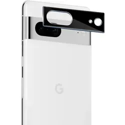 1x Kamera 9H Panzerhartglas für Google Pixel 8 3D KLAR Schwarzes ECHTES TEMPERED Panzerglas Kameraglas Kamerhartglas Kameraschutzglas Schutzglas Schutzfolie Panzerfolie