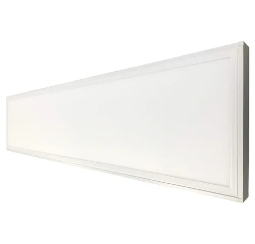 Braytron LED Deckenleuchte 40W - Eckiges LED Panel 120x30 cm mit 4000 Lumen und warmweißem Licht (3200K). Einfache Montage ohne Werkzeug dank Klicksystem – ideal für moderne Räume.
