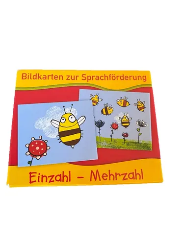 Bildkarten zur Sprachförderung: Einzahl - Mehrzahl von Lena Morgenthau (2019,(6)