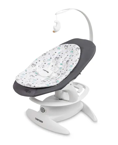 CARETERO NOCO Baby Wippe Elektrisch - 2-in-1 Babyliege für 0-12 Monate - Die CARETERO NOCO Baby Wippe vereint Schaukel- und Liegefunktion in einem kompakten Design. Ideal für zu Hause und unterwegs, bietet sie individuelle Schaukelmodi und sanfte Klänge für das Wohlbefinden Ihres Babys.