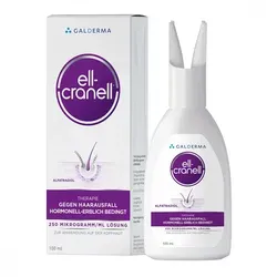 Ell-Cranell 250 Mikrogramm/ml Lösung 100 ml - rezeptfrei, effektive Hilfe gegen Haarausfall von Galderma