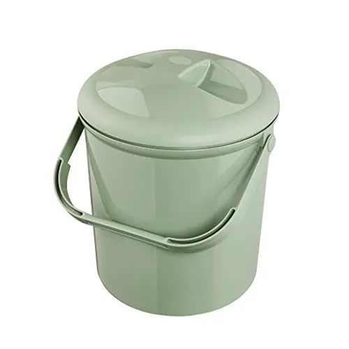 Rotho Babydesign Windeleimer - Hygienischer Windeleimer mit 10 L Fassungsvermögen, ideal für müheloses Windelwechseln. Praktischer Tragegriff und geruchssicherer Deckel für eine einfache Handhabung im Kinderhaushalt.