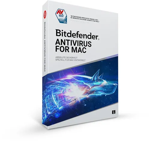 Bitdefender Antivirus für Mac 2025 - 1 Gerät, 2 Jahre - Security-Suiten: Schützen Sie Ihren Mac mit erstklassiger Antivirus-Software für 2 Jahre, ideal für umfassenden Schutz vor Bedrohungen.