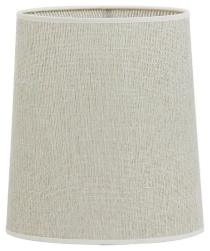 Light & Living Lampenschirm BRESKA, Perlweiß - Eleganter Lampenschirm aus Textil, ideal für eine angenehme Atmosphäre im Innenbereich. Maße: B 25 x H 28 x T 21 cm, langlebiges Metallgestell.