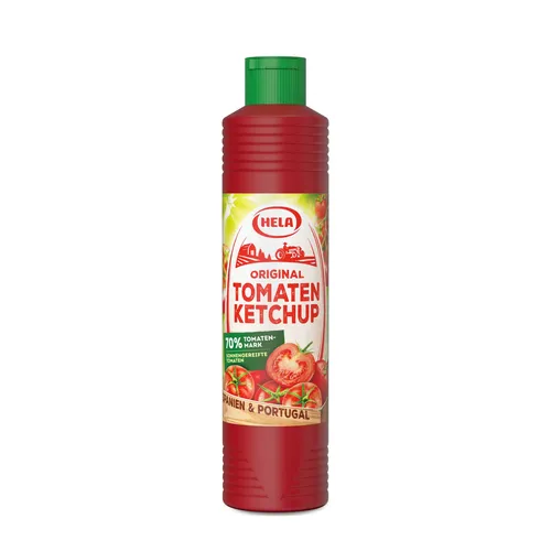 Hela Ketchup Original Tomaten Ketchup 800 ml - Ketchup, fruchtig und würzig, ideal für Grillabende und als Dip für Pommes, unverzichtbar in jeder Küche.