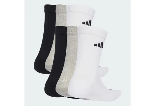 adidas Sportswear CUSHIONED CREW SOCKEN, 6 PAAR - Herrensocken in Größe 28-30, mit gepolstertem Komfort für optimalen Tragekomfort und Unterstützung beim Sport oder im Alltag.