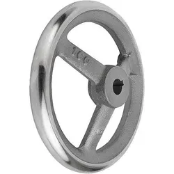 HANDRAD DIN950, D1=160 PASSBOHRUNG MIT NUT D2=16H7, B3=5, T=