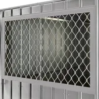 Globel Fenster-Kit, Silber - Zubehör für Gartenhäuser, nachrüstbares Fenster für mehr Tageslicht und bessere Sicht im Innenraum Ihres Gerätehauses.
