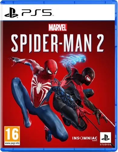 Marvel's Spider-Man 2 Standard für PlayStation 5 - PS5-Spiel: Erlebe zwei Spider-Men in einem atemberaubenden Abenteuer mit neuen Fähigkeiten und einer erweiterten Karte von New York City. Wechsel schnell zwischen Peter Parker und Miles Morales!