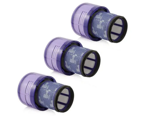 MidGard Saugfilter Filter Ersatzfilter für Staubsauger Dyson V12 Detect Slim Absolute (3 St), ersetzt Originalteil Nr. 971517-01