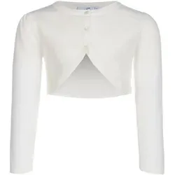 happy girls Strickjacke Cardigan Weiß 98 EU - Hochwertige Strickjacke aus 100% Baumwolle, pflegeleicht und ideal für jeden Tag. Mit Rundhalsausschnitt und figurbetontem Schnitt für einen modischen Look.
