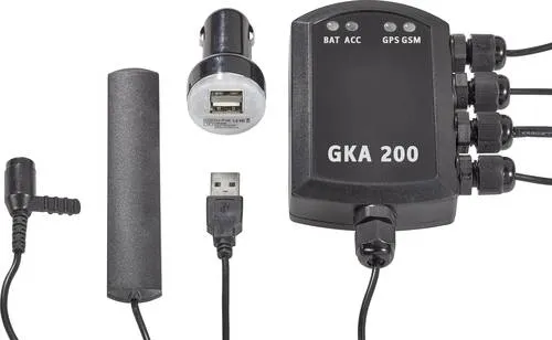Renkforce GKA200 Auto Alarmanlage - Auto Alarmanlagen mit Fahrzeugortung und Erschütterungssensor, weltweit alarmierbar per SMS und GPS-Tracking für maximale Sicherheit.