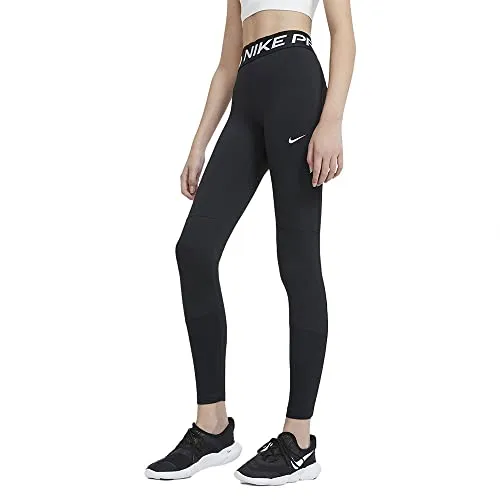 Nike Sportswear Leggings - Tights, 83% Polyester, 17% Elasthan, ideal für Sport und Freizeit in Schwarz-Weiß