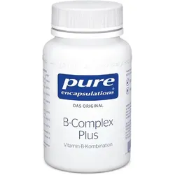 Pure Encapsulations B-Complex Plus 60 ST - Nahrungsergänzungsmittel mit hochdosierten B-Vitaminen für Energie und Wohlbefinden, vegan und frei von Allergenen.