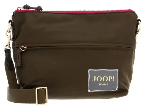 JOOP! Schultertasche Colori Leda - Moderne Schultertasche von JOOP! in Khaki, mit verstellbarem Schulterriemen und cleverer Fächeraufteilung. Perfekt für modebewusste Frauen, die Stil und Funktionalität schätzen.