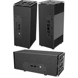 Akasa Turing WS Gehäuse für Intel NUC 12/13 Gen - PC-Gehäuse für Intel® NUC, lüfterloses Design aus Aluminium mit internem M.2 SSD-Kühlkörper für optimale Leistung und Wärmeableitung. Ideal für Heim- und Büroanwendungen.