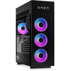 HP OMEN Desktop PC GT23-0190ng – Leistungsstarker Gaming-PC - Leistungsstarker Desktop-PC mit AMD Ryzen 7 9800X3D, 64 GB RAM und 2 TB SSD für flüssiges Gaming und Multitasking. Ausgestattet mit NVIDIA RTX 5090 für beeindruckende Grafiken.