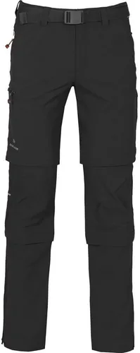 Bergson Outdoorhose QUEENSLAND Doppel Zipp-Off Herren Wanderhose, Schwarz, Größe 52 - Vielseitige Zipp-Off Hose für Herren, ideal für Outdoor-Abenteuer. Pflegeleicht und mit DRYPROTEC-Technologie ausgestattet, bietet sie optimalen Tragekomfort bei jedem Wetter.