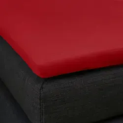 Formesse Bella Donna Topper Spannbetttuch La Piccola 160x210 - 160x220 cm | carminrot - rot