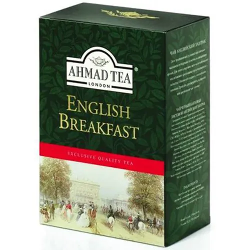 Ahmad Schwarzer Tee English Breakfast lose 250g - Schwarzer Tee, lose 250g, aus Großbritannien. Perfekt für einen kräftigen Start in den Tag mit einem vollmundigen Aroma.