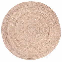 Marrakesch Orient & Mediterran Interior Jute Teppich Abril 90cm - Teppich aus handgefertigter Jute, 90 cm Durchmesser, ideal für ein warmes und gemütliches Wohnambiente.