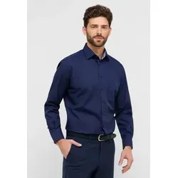 Eterna Langarmhemd blau 42 - Herren-Freizeithemden aus 100% Baumwolle, pflegeleicht und ideal für entspannte Freizeitlooks.
