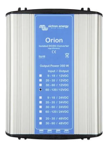 Orion 110/12-30A (360W) Isolierter DC-DC Wandler - Sonstige Elektroinstallationsartikel mit hoher Effizienz, ideal für die Stromversorgung in Fahrzeugen und mobilen Anwendungen.