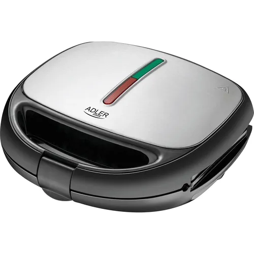 Adler Kontaktgrill EUROPE AD 3040 Multifunktions-Toaster 5in1 - Sandwichmaker mit 5 Funktionen: Grillen, Toasten, Waffeln, Paninis und mehr – ideal für vielseitige Mahlzeiten zu Hause.