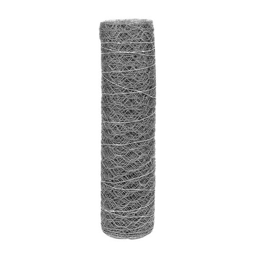 Verzinktes Drahtgeflecht 6eck 25mm 0,5x25m - Hochwertiges Drahtgeflecht für Zaunfelder, robust und langlebig, ideal für vielseitige Anwendungen im Außenbereich.