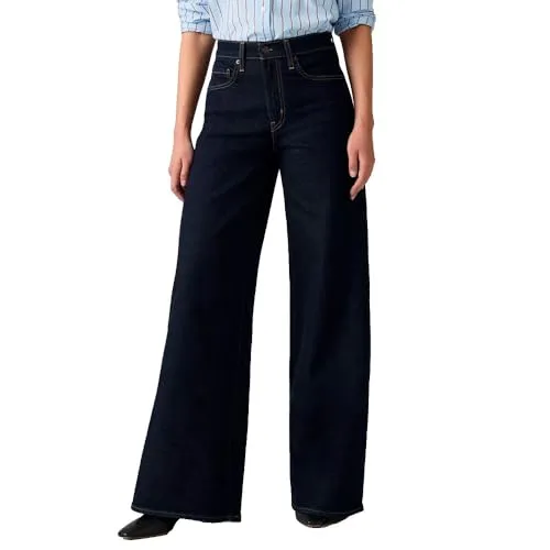 Levi's® Schlagjeans weite Beinform blau 28 - Stylische Jeans in weit geschnittenem Design, perfekt für einen lässigen Look. Hochwertiger Denim mit elastischem Material für optimalen Tragekomfort.