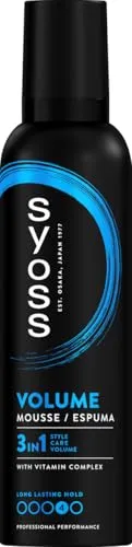 Syoss Haarschaum Foam Hair Volume Lift 250ml - Volumen-Haarschaum für volles, lebendiges Haar. Einfach anzuwenden und sorgt für langanhaltenden Halt ohne zu beschweren.