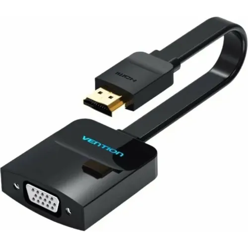 Vention Flat HDMI to VGA Converter 0.15M Black