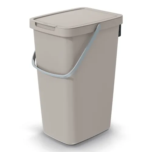 Mülleimer Abfalleimer 20L mit Klappdeckel Keden Beige - Müll- & Abfalleimer, moderner Mülleimer mit 20L Kapazität und praktischem Klappdeckel für einfaches Entsorgen, ideal für die Küche.