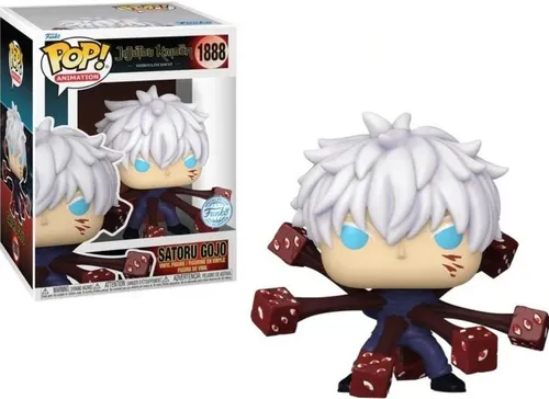 Funko Pop! Jujutsu Kaisen - Satoru Gojo #1888 - Actionfigur im markanten Stil mit großen Köpfen und ikonischen Details. Ideal für Sammler, perfekt verpackt in einer Präsentationsbox.