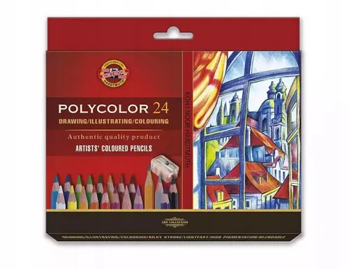 Kredki Polycolor. 24 kolory Koh-I-Noor 8593539318767