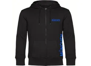 multifanshop Kapuzen Sweatshirt Jacke - München blau - Hochwertige Kapuzen Sweatshirt Jacke in München blau, ideal für Fans. Kuschelige Oberfläche und stilvolles Design machen sie zum perfekten Begleiter für jeden Anlass.