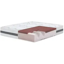 THE WHITE STONE Matratze 100x160 - Premium Memory Foam, Antiallergisch & Antibakteriell - Sonstige Matratzen – Hochwertige Ergonomie für gesunden Schlaf mit thermosensitiver Technologie und optimaler Belüftung.