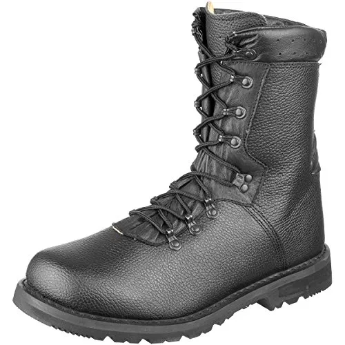 Brandit BW Kampfstiefel Modell 2000, schwarz, Größe 41 - Wanderschuhe aus Echtleder mit gepolstertem Schaftabschluss und ölresistenter Sohle – ideal für Abenteuer in der Natur.