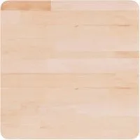 vidaXL Quadratische Tischplatte aus massivem Eichenholz 50x50cm - Rustikale Gastrotischplatte aus unbehandeltem Eichenholz, langlebig und vielseitig einsetzbar für Couchtische, Beistelltische und mehr. Verleihe deinem Raum einen natürlichen Look!