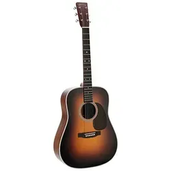 Martin D-28 1935 Sunburst - Westerngitarre - Klassische Westerngitarre mit strahlendem Sunburst-Finish. Perfekt für Musiker, die einen vollmundigen Klang und erstklassige Verarbeitung suchen.