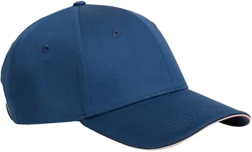 Tommy Hilfiger Herren Th Corporate Cotton Cap, Blau, Einheitsgröße - Stylische 6-Panel Cap von Tommy Hilfiger, ideal für den Alltag und Freizeitaktivitäten, mit hochwertigem Baumwollmaterial für optimalen Tragekomfort.
