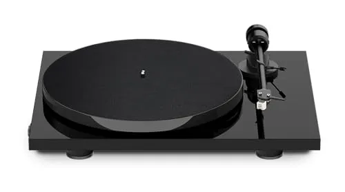 Pro-Ject E1 BT AT-3600L - Plattenspieler Schwarz - Plattenspieler, handgefertigt in Europa mit Plug & Play Design für sofortigen Genuss – ideal für Vinyl-Neulinge und erfahrene Fans.